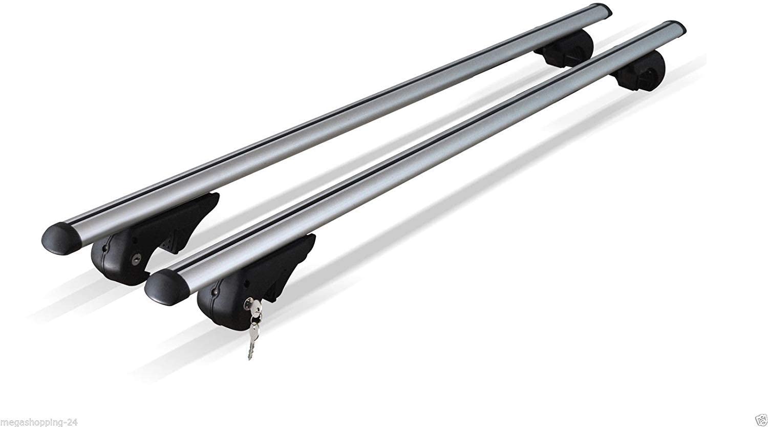 barre portapacchi Menabo Brio in alluminio per Land Rover Freelander 2 (L359) anno 07>15 con corrimano alto