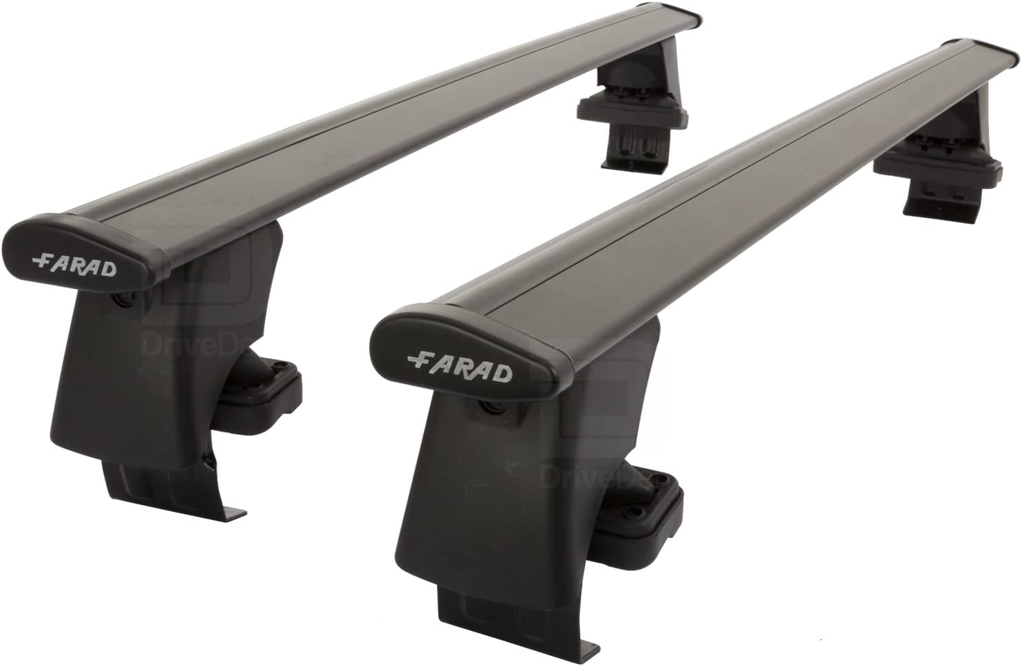 FARAD-Barre portatutto Aerodynamic Black per Ford Ka+ 2016> (senza corrimano)