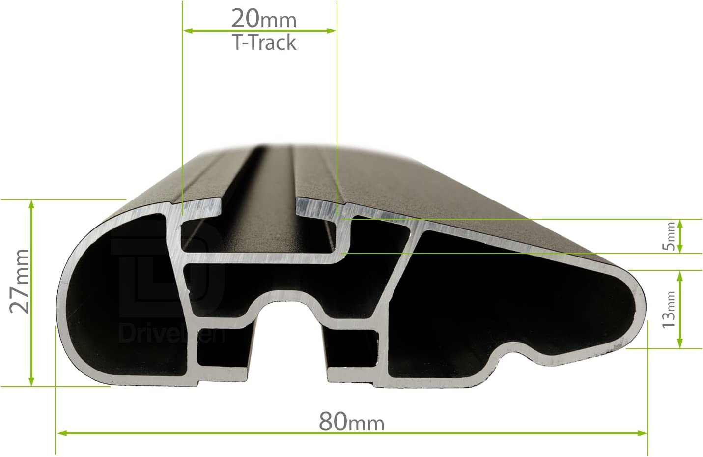 Barre portapacchi da abbinare al kit Lux PR18 e Kit link per Mercedes Classe C (W205) 4 porte anno 2014-2021 (senza corrimano)