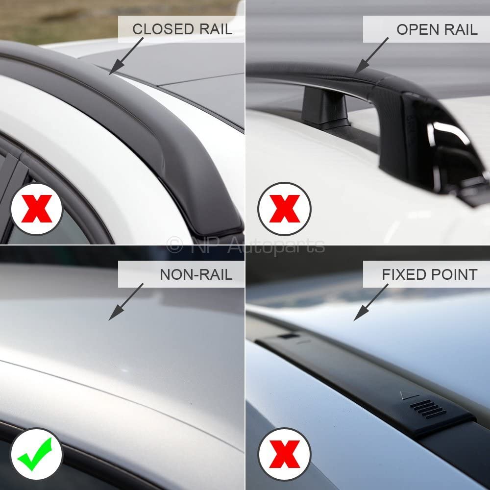 Barre portatutto Farad Aerodynamic Silver made in Italy per auto con Rails ( corrimano alto) - Suzuki Splash 2008-2014 (senza corrimano)