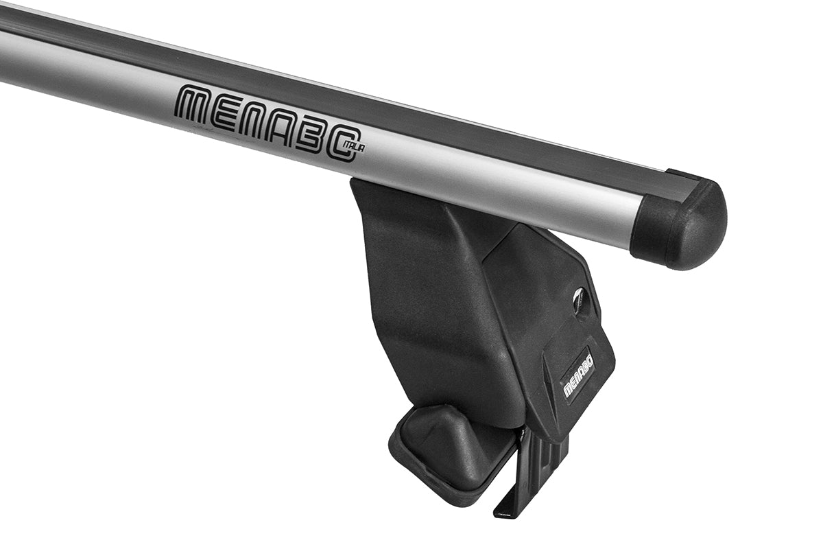 Portapacchi Menabo Tema in alluminio black per Peugeot Bipper 08> (senza corrimano)