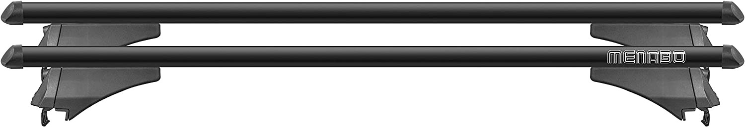 MENABO - Barre portatutto ricondizionate TIGER XL BLACK in alluminio per Kia Sportage (SL) 5 porte anno 10>13