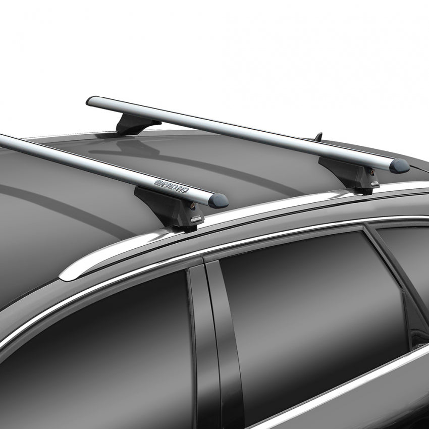 MENABO - Barre portatutto ricondizionate TIGER SILVER per Peugeot 508 Station Wagon (No tetto in vetro / No glass sunroof) anno 10>18 (con corrimano basso)